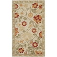 thumbnail image 2 of SAFAVIEH Chelsea Milton Floral Wool Area Rug, Ivory/Green, 3'9" x 5'9", 2 of 10