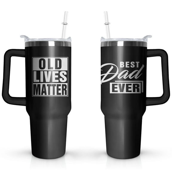 Inspirational Gifts for Men, Sometimes You Forget You're Awesome 40 Oz Tumbler with Handle and Straw, Birthday Gifts for Him Husband Dad and Boyfriend