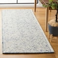 thumbnail image 2 of SAFAVIEH Micro-Loop Winthrop Geometric Runner Rug, Navy/Ivory, 2'3" x 5', 2 of 7