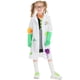 thumbnail image 5 of Disfraz de científico loco y malvado de Umorden para niños y niñas, disfraz de doctor malvado, bata de laboratorio, talla 2-12T, Halloween, 5 of 5