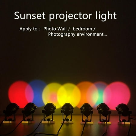 

Clearance Sale Sunset Projection Lamp USB LED Projector Night Light for Living Room Hotel Restaurant Decor Live Stream Ins Photography Props