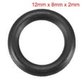 thumbnail image 2 of 20pcs 12mm x 2mm Nitrile Butadiene Rubber O Ring Oil Sealing Ring Gasket Black, 2 of 4