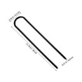thumbnail image 2 of SOPOTUTU 4pcs Steel Ground Stakes for Landscape Stakes for General Users, 2 of 8