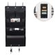 thumbnail image 3 of Hanging storage shelf - Fabric wardrobe organizer with 4 compartments, 3 of 5