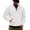 White, variant on Qgtaibl Men's Quarter Zip Pullover Sweatshirt Stand Collar Thin Fleece Pullover Tops with Kangaroo Pocket Long Sleeve Ribbed Cuffs for Fall Winter Casual Outdoor Wear L
