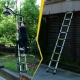 thumbnail image 4 of Telescoping Ladder 10.5 ft FT Aluminum Extension Ladder with Stabilizers, 330 lbs Capacity, Multi Purpose Folding Ladder for Home, RV, and Outdoor Use, 4 of 10