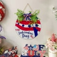 thumbnail image 3 of Anckoeil Independence Day Wooden Board Door Decoration Interior Decoration Festival Celebration Hanging Board Decoration, 3 of 5
