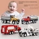 thumbnail image 1 of Camión de bomberos modelo de aleación, coche excavadora con retroceso, coche de juguete para niños y niñas, coche de aleación, 1 of 5