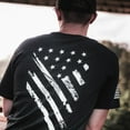 thumbnail image 5 of American Flag Patriotic Men’s T-Shirt, Lightweight Classic Fit Short Sleeve Shirt, 5 of 8