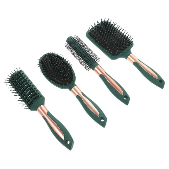 Hair Styling Comb Set of 4 Anti-Static Paddle Hair Brushes for Detangling Massage and Scalp Care Suitable