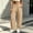 Khaki, variant on WIZUTIZ Women's Weekend Lounge Sweatpants with Drawstring Lightweight Polyester Relaxed Chic Look for Daily Outfit