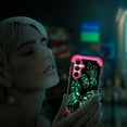 thumbnail image 5 of Casetego for Samsung Galaxy S25 Plus 5G Case,Glow in The Dark Three Layer Heavy Duty Sturdy Shockproof Protection Rugged Hard PC+Soft TPU Bumper Case for Galaxy S25 Plus,Pink Blue Butterfly, 5 of 7