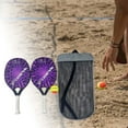thumbnail image 5 of 1 Pair Beach Tennis Rackets with Bag Shock Absorption Beach Tennis Paddles for Child Beach Tennis Racquet for Park Outdoor, 5 of 7