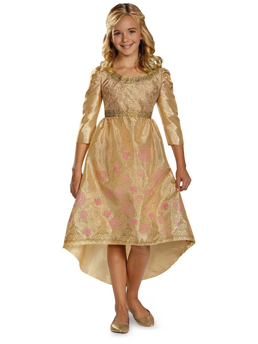 gold princess gown