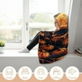 thumbnail image 5 of Halloween Wearable Blanket Cozy Hooded Blanket Pumpkin Throw Cloak Wrap for Men Women Gifts, 5 of 6