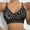 Black, variant on Jelly Bras For Women Womens Leopard Print Wireless Bra No Underwire Full Coverage Comfort Bralette Black S-Xl