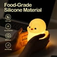 thumbnail image 3 of Lámpara LED Squishy Novelty ATSUI Happy Penguin de Night Light, 3 of 9