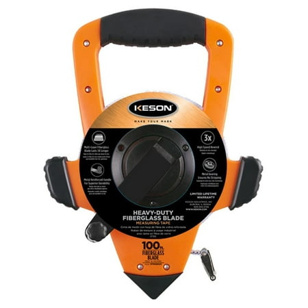

Keson 100 Ft. Speed Rewind Open Reel Fiberglass Tape