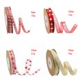 thumbnail image 3 of EeaseCA 1 Roll of 10M Ribbon Heart Printed Polyester Packing Rope Valentine's Day Gift Wrapping (Pattern 2), 3 of 7