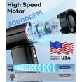 thumbnail image 4 of 2025 Newest Portable Handheld Fan, 100 Speed Adjustable Mini Turbo Fan, 6000mAh, 4 of 5