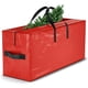 thumbnail image 1 of Bolsa De Almacenamiento Bolsa de almacenamiento para árbol de Navidad de polietileno rojo de 165x38x75cm,funda para árbol artificial con asas reforzadas y cremallera (1 pieza) Rkxzt, 1 of 8