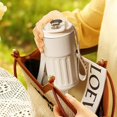 thumbnail image 2 of Coffee Thermos with Temperature Display, Stainless Steel Water Bottle for Hot Drinks, 450ml, Portable Vacuum Insulated Travel Mug, for Home, Car, Offi, 2 of 5