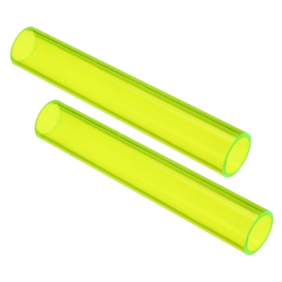 Uxcell Table Tennis Rubber Roller Table Tennis Roll Stick Bar Crystal DIY Sticky Tool for Racket, Yellow 2 Pack