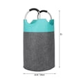 thumbnail image 2 of Felt Clothes Storage Bag Purple Organizers and Storage, Laundry Basket Laundry Hamper Laundry Baskets Dirty Clothes Hamper Laundry, 1*Felt Clothes Storage Bag, by Meiiso, 2 of 7