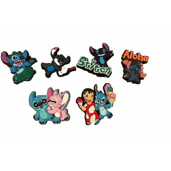 SHOE CHARMS LILO AND STITCH set of 6