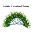 thumbnail image 4 of Flores artificiales HyeFlora White Morning Glory, 12 paquetes, 4 of 9