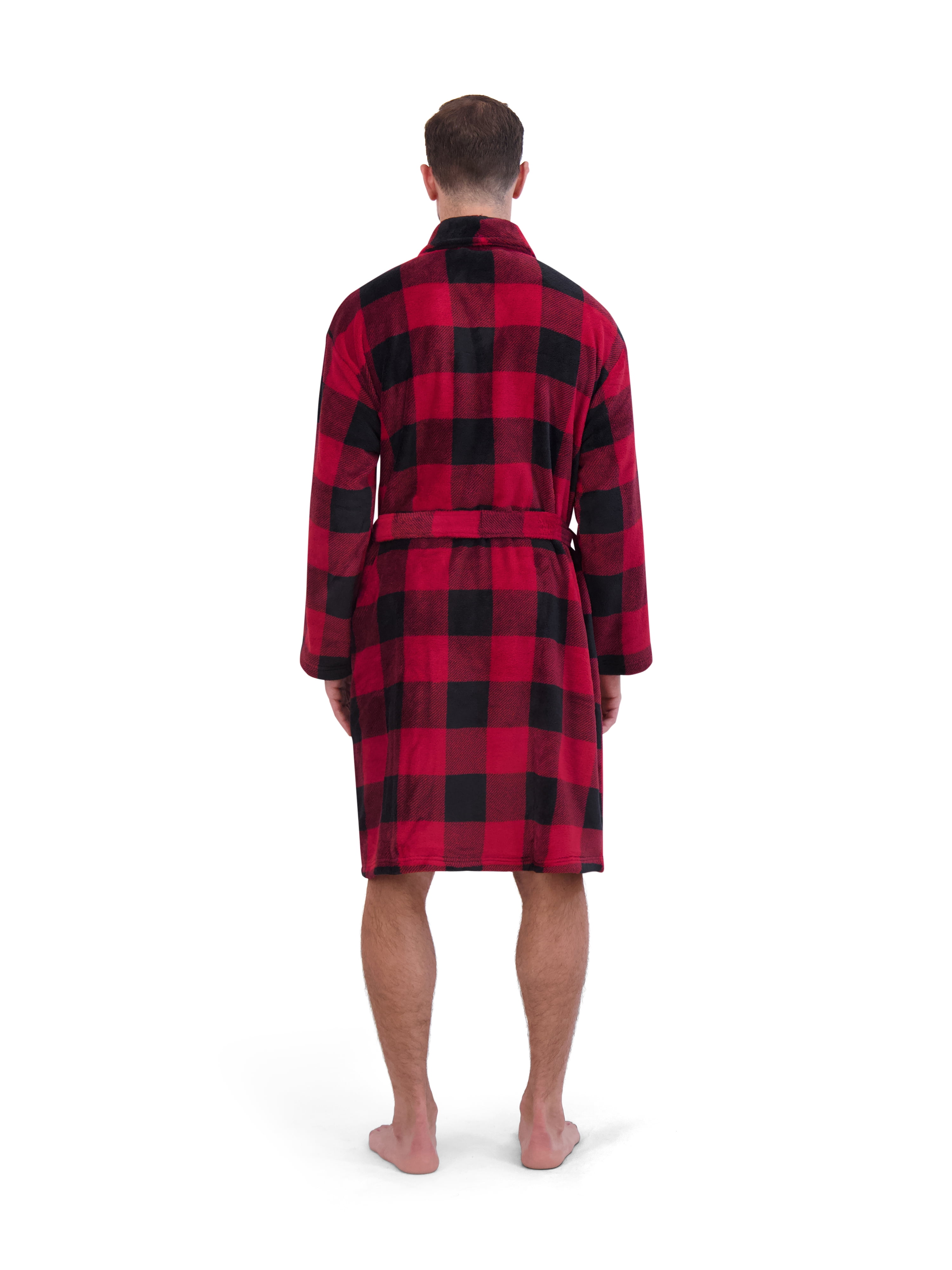 Hanes Men's Plush Cozy Fleece Robe