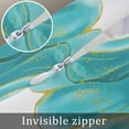 thumbnail image 7 of Turquoise Throw Pillow Cover 24 x 36 Inch Decorative Pillow Cover Modern Gold Solid Tie Dye Watercolor Floral Lumbar Pillowcase Seasonal Rectangle Cushion Case for Couch Sofa Bed Living Room, 7 of 7