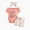 03 Pink, variant on Newborn Baby Girl Outfit Letter Print Short Sleeve Bodysuit Romper Shirt Bloomers Shorts Set Summer Clothes Kaprioy Girls Clothes 3M 6M 9M 12M 18M