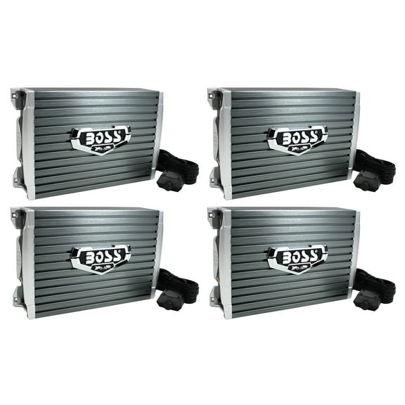 Boss AR4000D Armor 4000W Monoblock Class D Car Audio Amp   Remote (4 Pack)