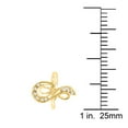 thumbnail image 4 of Aonejewelry 0.10 Ct. Ttw Fabulous Fashion Designer Diamond Ring In 10K Yellow Gold, 4 of 4