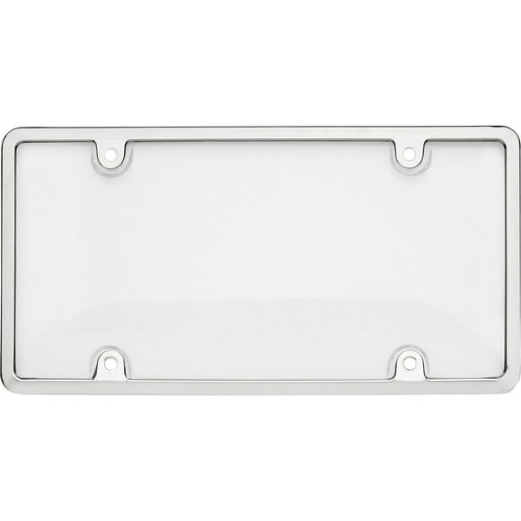 Cruiser Accessories Tuf Combo, Chr/Clr License Plate Shield
