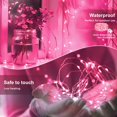thumbnail image 3 of Fairy Lights Kolpop LED, funciona con pilas, 30 unidades, color rosa, 3 of 5