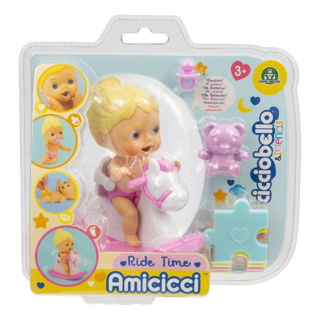 Muñeco Cicciobello Amiccici Ride Time Niña