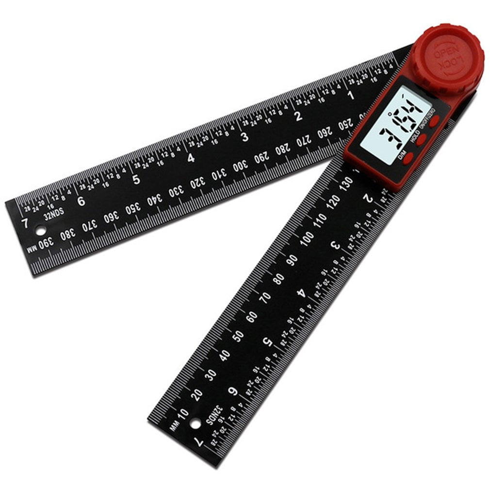 2 in 1 200MM/300MM Folding Digital LCD Angle Finder Ruler Protractor Gauge 360。 2 in 1 200MM/300MM Folding Digital LCD Angle Finder Ruler Protractor Gauge 360。