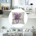 thumbnail image 5 of nygtbtfer Throw Pillow Covers, Couch Pillows Covers, Set of 2 Holiday Throw Pillow Covers, Vintage Iris Pastorable Floral, Decorative Throw Pillow Covers, Throw Pillows Covers White, 5 of 7