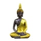 thumbnail image 1 of Escultura de Buda tailandés en túnica dorada de resina de 14 cm, 1 of 2