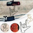 thumbnail image 5 of unique I Love You Gesture Pendant, Hand Gesture Pendant, Valentine's Day Gift Metal Gesture Pendant, Love Expression Hanging Ornament, 5 of 5
