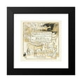 thumbnail image 2 of Walter Crane 20x20 Black Modern Framed Museum Art Print Titled - The Ass and the Sick Lion (1908), 2 of 5