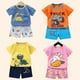 thumbnail image 2 of Conjuntos de ropa para niños y niñas, Top y pantalones cortos, 2 piezas, verano, algodón qym unisex, 2 of 2