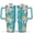 Greenish-blue, variant on 40oz Cartoon Movie Stainless Steel Tumbler with Lid and Straw,Spill Proof Cartoon Travel Cup for Cartoon Lovers Double Wall Vacuum Insulated Coffee Mug with Handle Greenish-blue