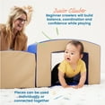thumbnail image 3 of ECR4Kids SoftZone Junior Mix n' Match Tunnel and Bump, Beginner Playset, Blue, 2-Piece, 3 of 9