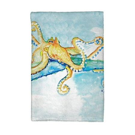 

Betsy Drake KT547 Gold Octopus Kitchen Towel