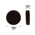 thumbnail image 2 of Protectores deslizantes para muebles SOFTTOUCH redondos de 3/8" 84 unidades color marrón, 2 of 7