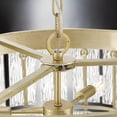thumbnail image 5 of Luxury Glam Chandelier, Gilded Silver, UHP4950, 5 of 5