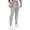 Silver, variant on Men's Gym Joggers Workout Pants Athletic Jogger Sweatpants Casual Training with Zipper Pockets Tapered Track Pants Silver XS